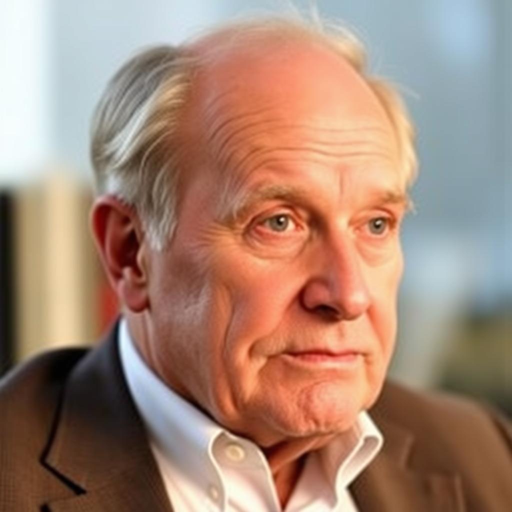Portret Paula Ekmana, psychologa badającego emocje podstawowe Portret Paula Ekmana, psychologa badającego emocje podstawowe